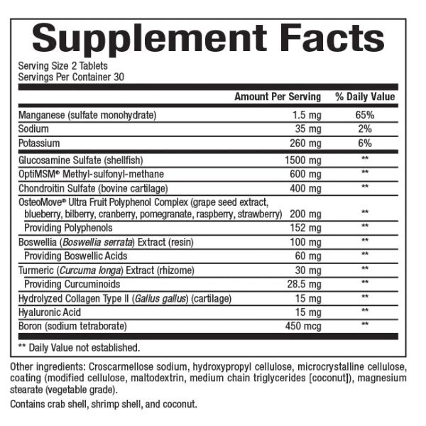 Natural Factors OsteoMove Joint Care - Image 3