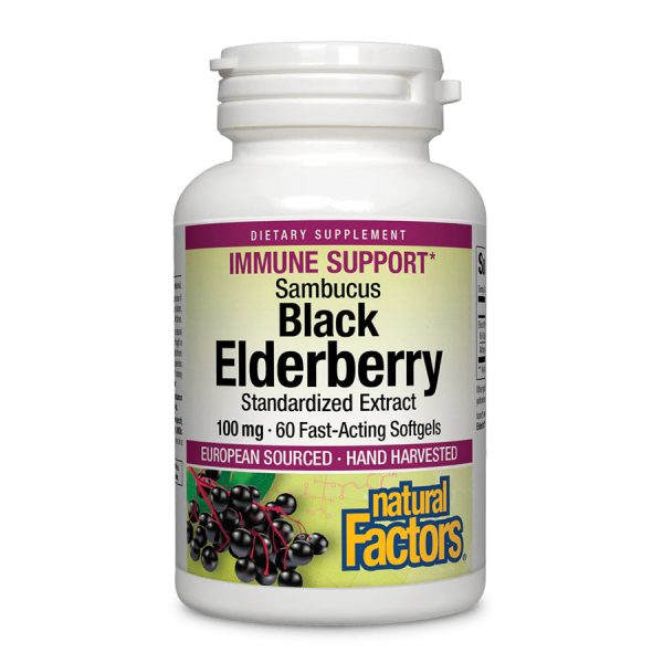 Natural Factors Sambucus Black Elderberry