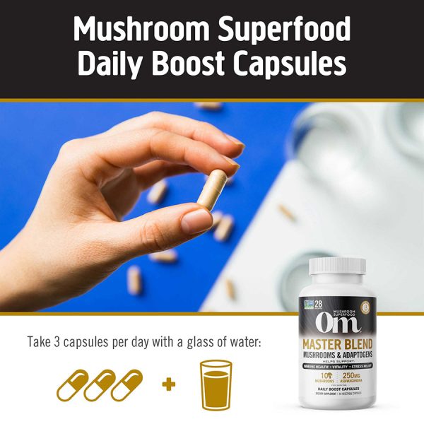 Om Mushroom Master Blend Capsules - Image 7