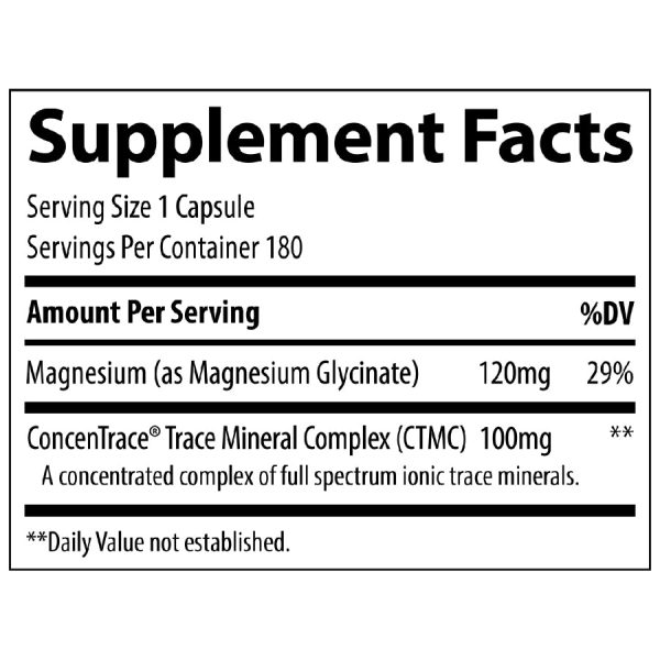 Trace Minerals Magnesium Glycinate Capsules - Image 3