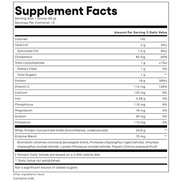 Natural Factors Whey Protein Unflavored - Image 2