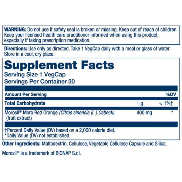 Solaray Moro Red Orange Extract - Image 2