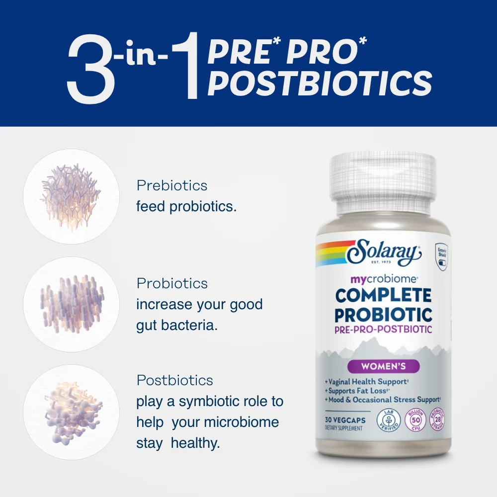 Solaray Mycrobiome Complete Probiotic Women's - Image 3