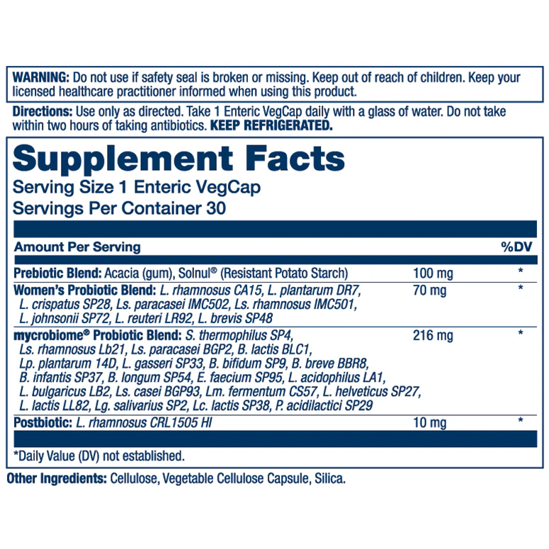 Solaray Mycrobiome Complete Probiotic Women's - Image 2